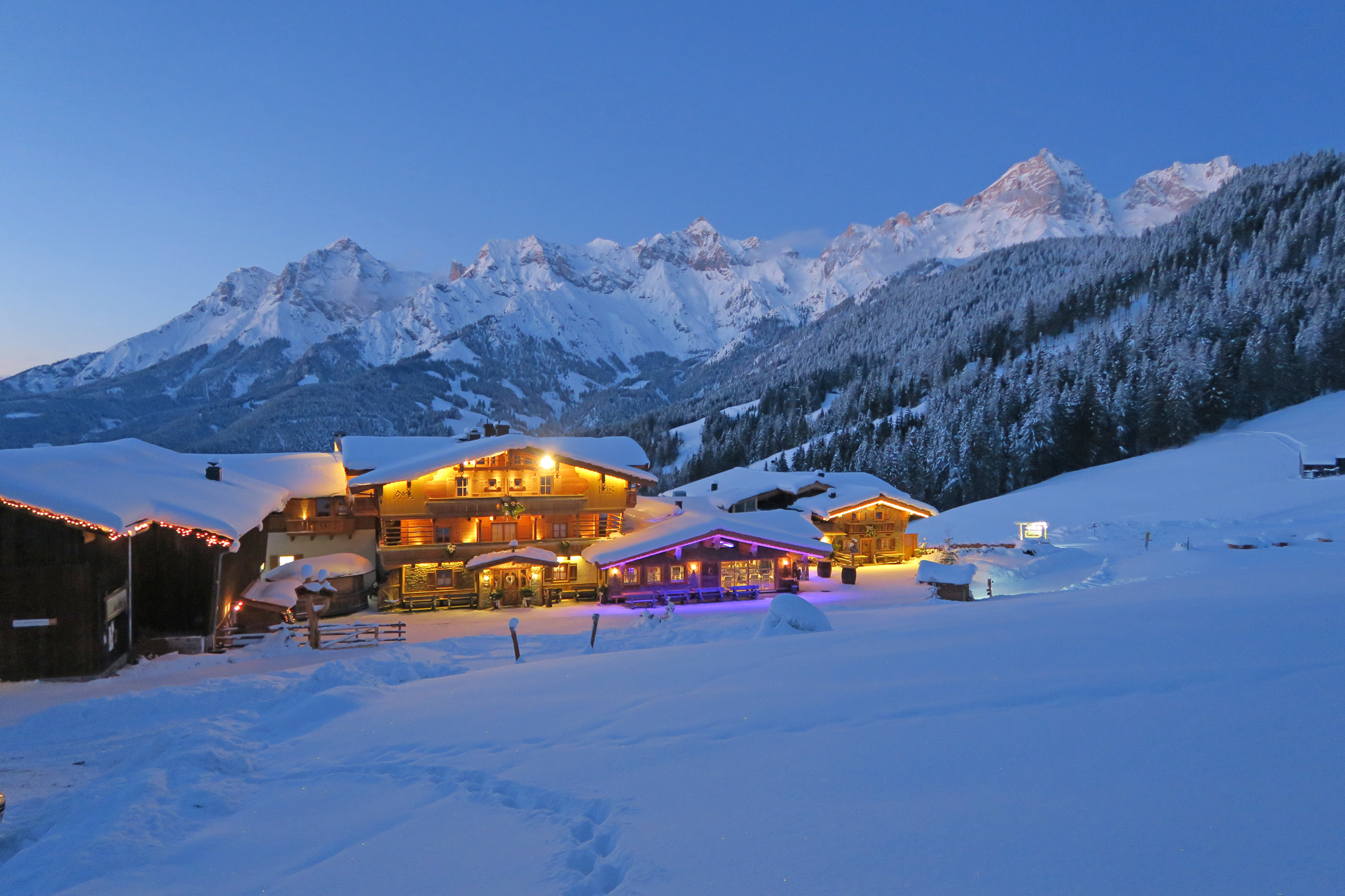 Rodelbahn Maria Alm Jufenalm Huette